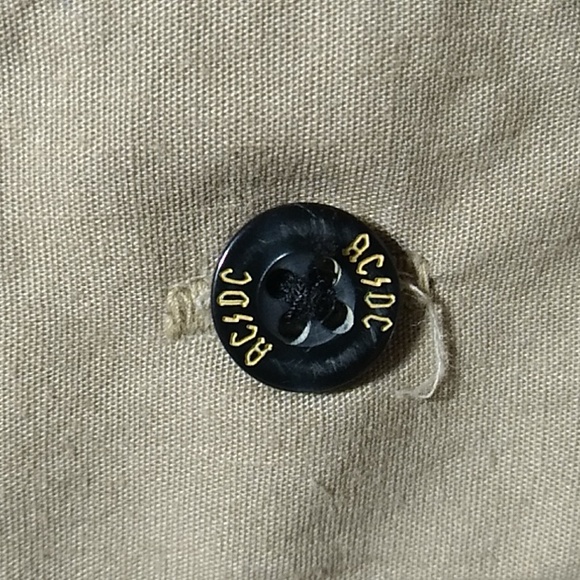 SALE! RARE! AC/DC Rockware Vintage 2004 By Dragonfly Clothing Co GUC W Patches - Picture 5 of 14